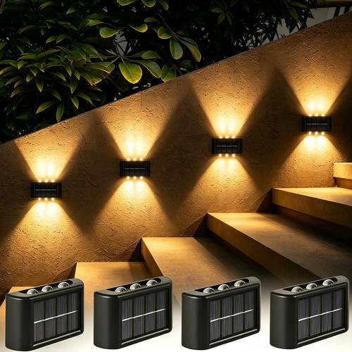 4pack solar wall - 4pack, lights