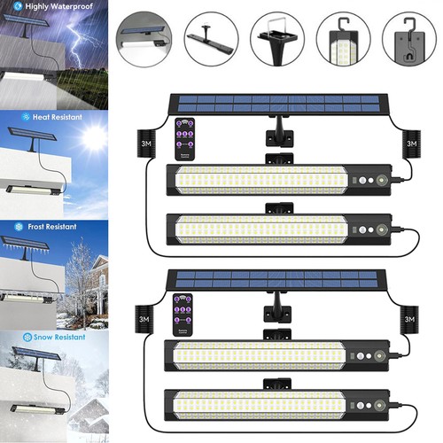 Solar power double head - double,